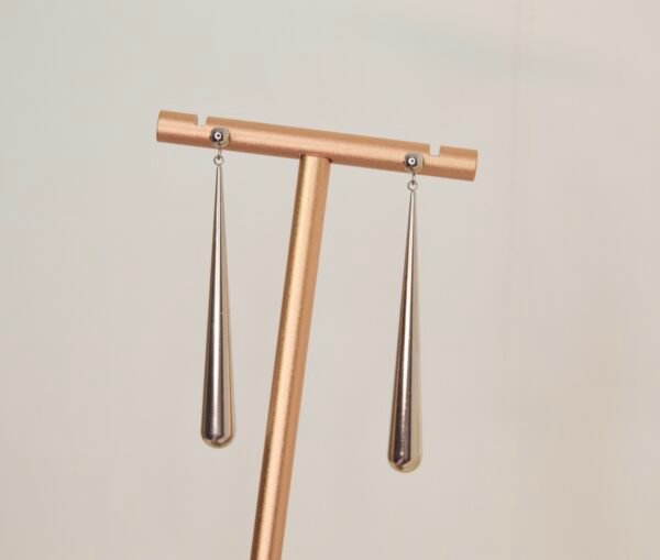 Pendientes Lagrima Plateada